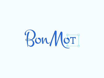 BonMot Logo font logo script typography