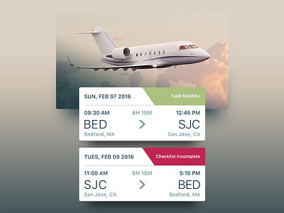 Trip Cards cards clouds destinations flight gradient jets luxury travel trips
