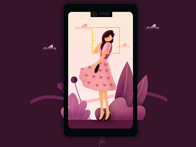 Camera 📷 android art camera character digital dress girl illustration infinite painter new