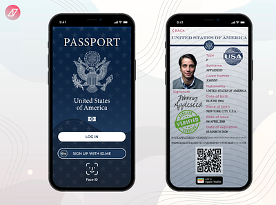 Digital Passport app apple branding designlab graphic design ios passport ux uxui