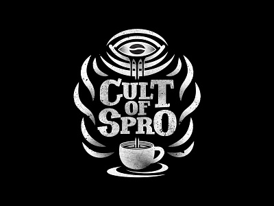 Cult of Spro bean coffee cult design drip espresso eye illuminati illustration spro