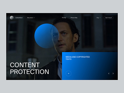 ContentScan clean illustration interface logo minimal typography ui ux web website