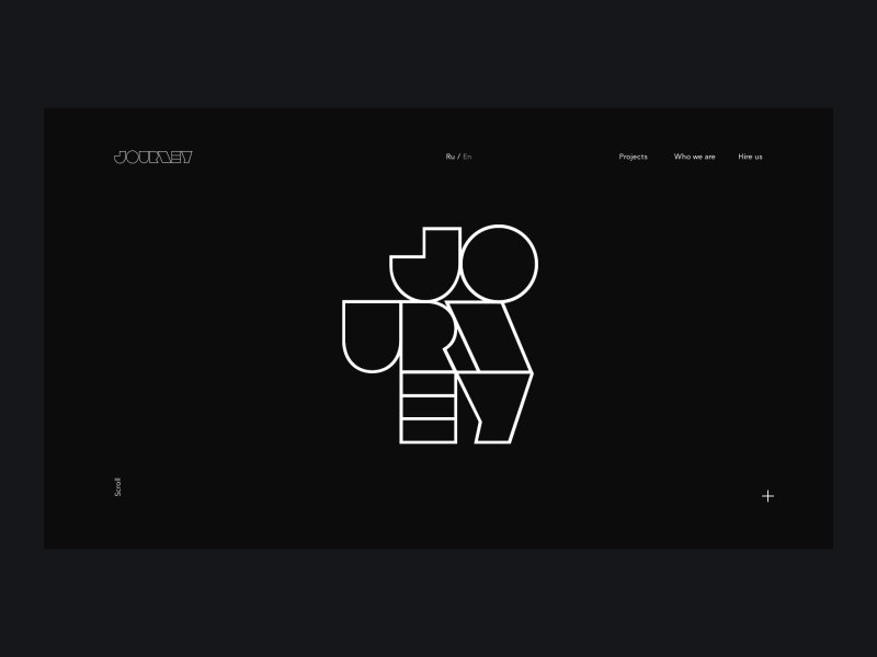 Journey Agency #1 agency black clean creative dark event grid minimal portfolio ui ux web