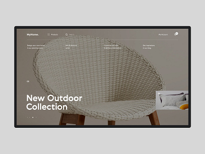 Myhome #3 design ecommerce furniture interface interior product shop shopping store ui ux website