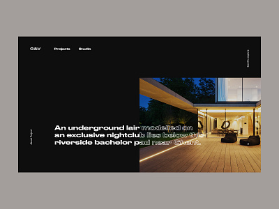 Govaert & Vanhoutte Architects #4 by Alexander Kiryanov on Dribbble