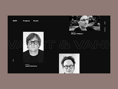 Govaert & Vanhoutte Architects #5 about us architechture architects clean concept concrete design grid interaction interface minimal portfolio project stroke team typogaphy ui ux web website