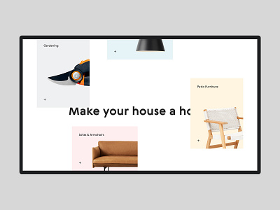 Myhome #5 clean design app ecommerce furniture grid home house interface interior minimal product shop shopping store ui ux website white