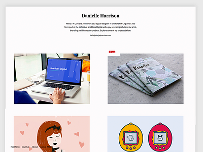 New Website is Live designer illustration portfolio web design