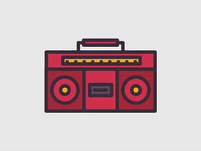 Boombox boombox illustration music