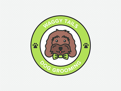 Dog Grooming Logo dog dog grooming illustration logo design