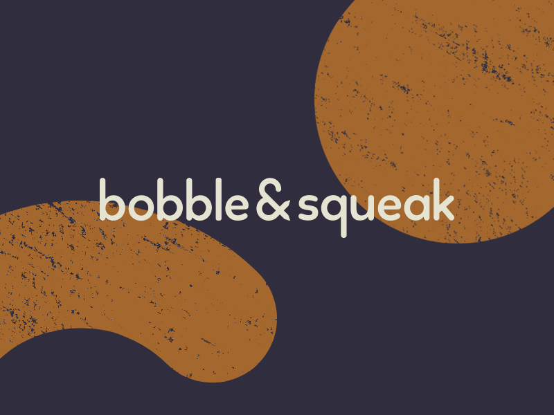 Bobble & Squeak Pattern Test ampersand brush illustrator logo logo design pattern sans serif typography