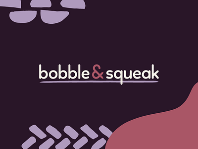 Bobble & Squeak branding illustration knitwear pattern