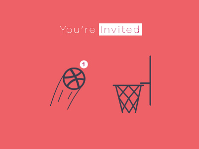 👏 Dribbble Draft Day 🎉 1 Invite 😱 1 day draft dribble invite