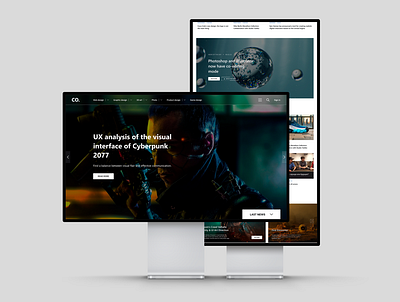 Community - news site concept design minimal news news site typography ui ux web web design website