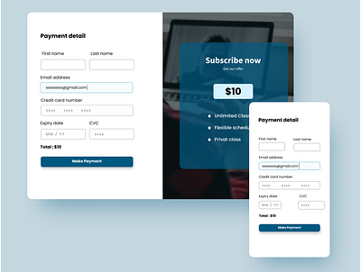 Credit card checkout app branding checkout creditcard dailyui design figma graphic design illustration signup ui uiux