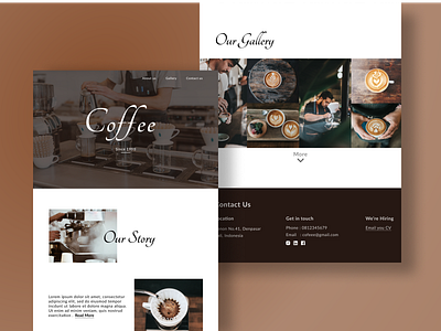 Landing Page app coffee dailyui design figma graphic design landingpage page signup ui website