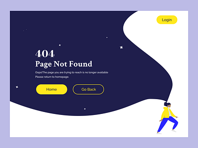 DailyUI008 - 404 Page 008 404 error page 404page dailyui design illustration ui ux webdesign