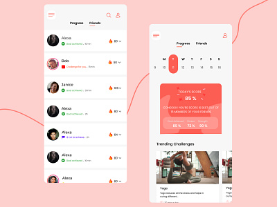 Fitness app design app app design design fitness app fitnesswithfriends friends minimal mobile app ui ux