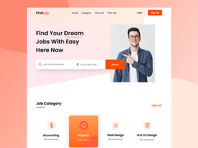 Find Job Landing Page