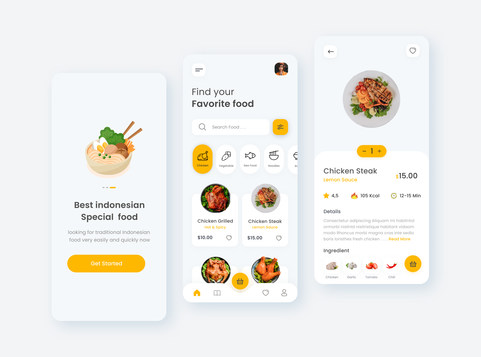 Food Delivery App by Aditia Prabowo on Dribbble