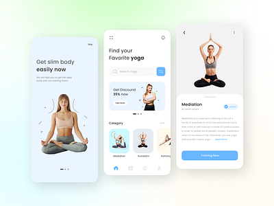 Yoga App Design by Aditia Prabowo on Dribbble