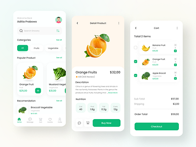 Grocery App Design app mobile design grocery grocery app mobile ui ui design ux ux design