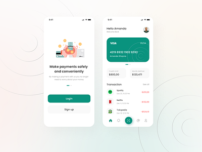 Wallet App design