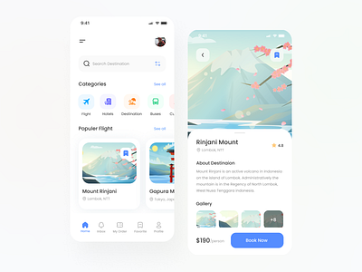 Travell App Design app app mobile app ticket app travell app travelling clean ios minimalist mobile mobile app ticket travell travelling ui user experince user interface ux vacation