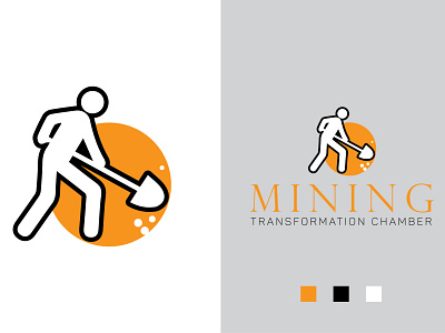 Mining Transformation Chamber Logo Design For Mining Company