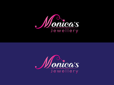 Monica s Jewellery Logo Design For A Jewellery Shop branding business logo corporate identity creative logo elegant logo logo logo design logo design branding mordern logo signature logo