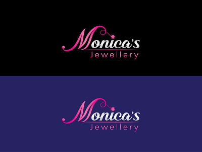 Monica s Jewellery Logo Design For A Jewellery Shop