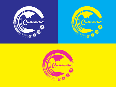 Custometics Logo I Cosmetic Suppler Company branding business logo corporate identity creative logo elegant logo logo design logo design branding minimalist logo mordern logo signature logo