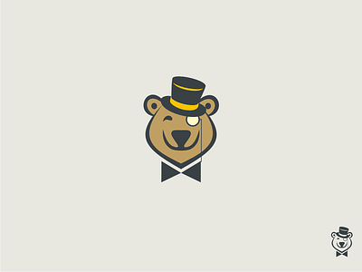 Mr. Bear bear logo mascot