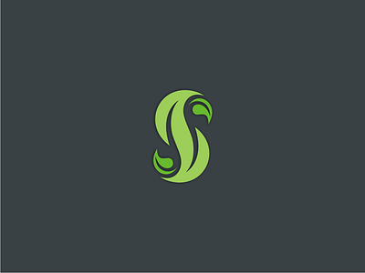 eco "S" eco leaf logo s