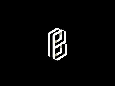 Letter B b design icon identity letter line logo logotype mark monogram simple symbol