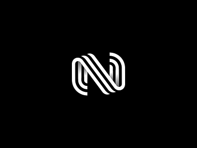 Letter N design icon identity letter line logo logotype mark monogram n symbol