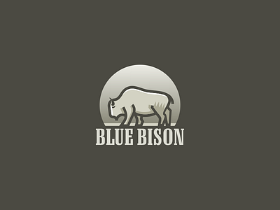 Blue Bison - gray version