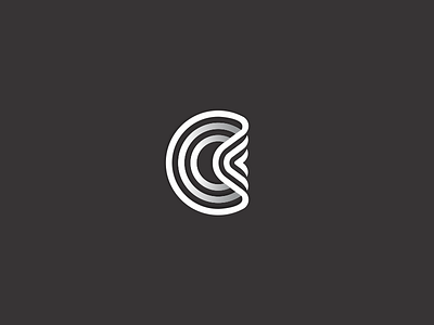 Bent Circle bent circle design distorted icon identity line logo logotype mark simple symbol