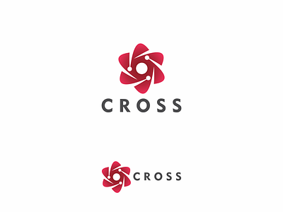 Cross icon identity logo neutrons simple symbol
