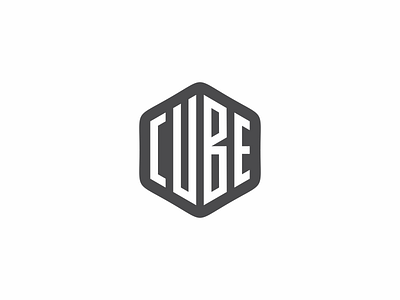 Cube cube design font icon identity letters line logotype mark simbol simple type typedesign typeface typography
