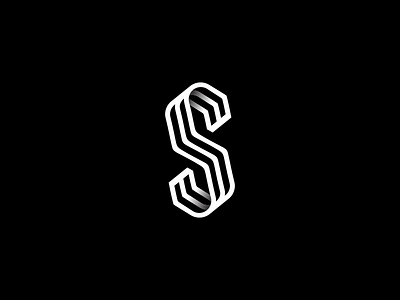 S Lettermark font icon identity letter s lettermark line lines logo logotype mark monogram simbol typedesign typeface typography