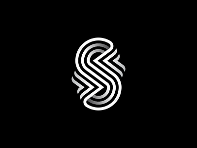 S Letter font icon identity letter lettermark line lines logo logotype mark monogram symbol typedesign typeface typogaphy