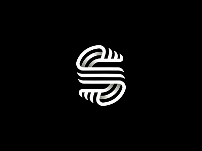 S Lettermark icon letter line logo logotype mark monogram symbol typography vector