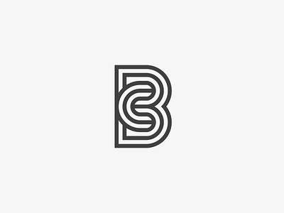 Bc icon identity lettermark letters line logo logotype mark monogram symbol typogaphy