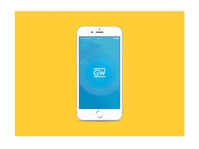 GW Mobile App Redesign Concept