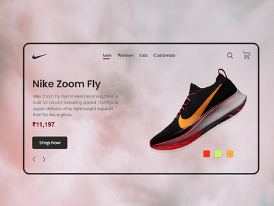 Nike Shoes Landing Page