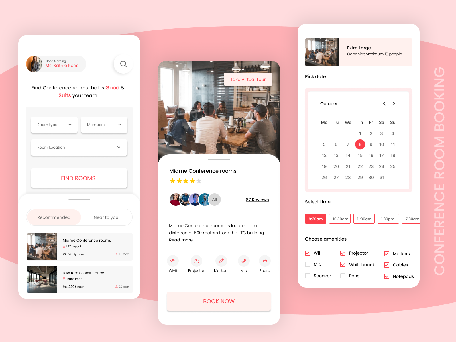 Conference Room Booking By Shruthi Janardhanan On Dribbble