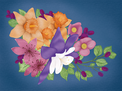 Liliopsidas art composition design digital digital art drawing flowers illustration inspiration mexico procreate
