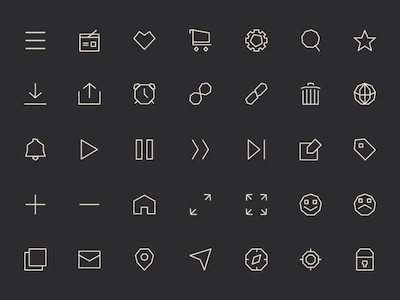 Some Icons free icon icons illustrator set