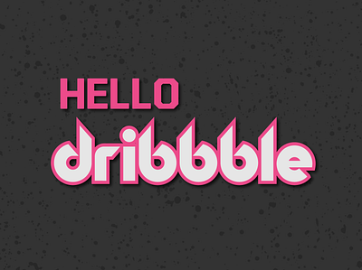 The Jump debut dribbble graphic design hellodribbble type typograhy